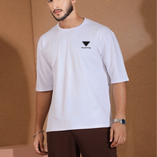 Imported China Soft Mercerised Cotton Drop Shoulder T-Shirt  RK