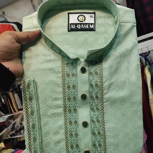 Super Exclusive Embroidery Design Panjabi  Jacket Fabric